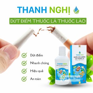 Nước Súc Miệng Cai Thuốc Lá Thanh Nghị Chính Hãng