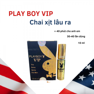 Chai Xịt  Playboy VIP Chính Hãng – Chống Xuất Tinh Sớm Hiệu Quả 