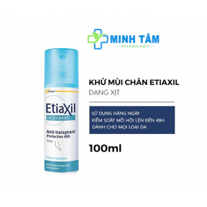 Xịt Khử Mùi Hôi Chân & Giảm Tiết Mồ Hôi Etiaxil