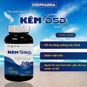 Viên uống DSD bổ sung Kẽm Biozinc Chính Hãng