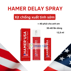 Xịt Hamer USA Delay Spray 12,5ml Chính Hãng - Chống Xuất Tinh Sớm Hiệu Qủa