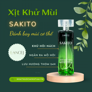 Xịt Khử Mùi Hôi Nách, Hôi Chân Sakito Chính Hãng